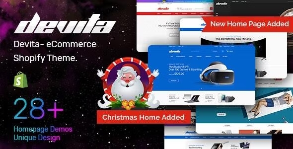 Multipurpose Responsive Shopify Theme - Devita