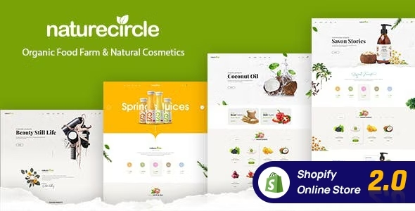 Naturecircle - Fresh Organic Food Store Shopify Theme