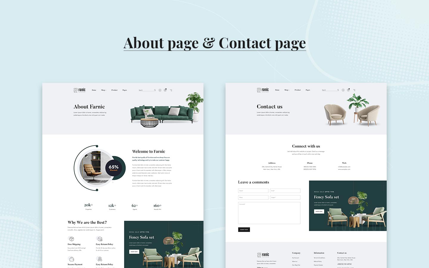 Farnic - Furniture Website Template